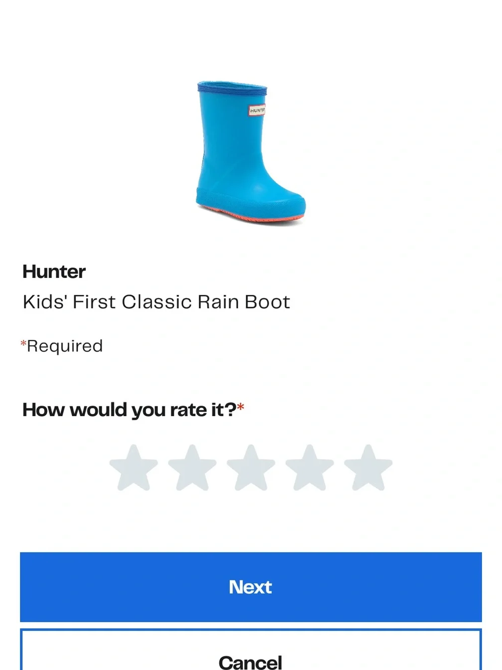 Kids Rain Boot - Hunter